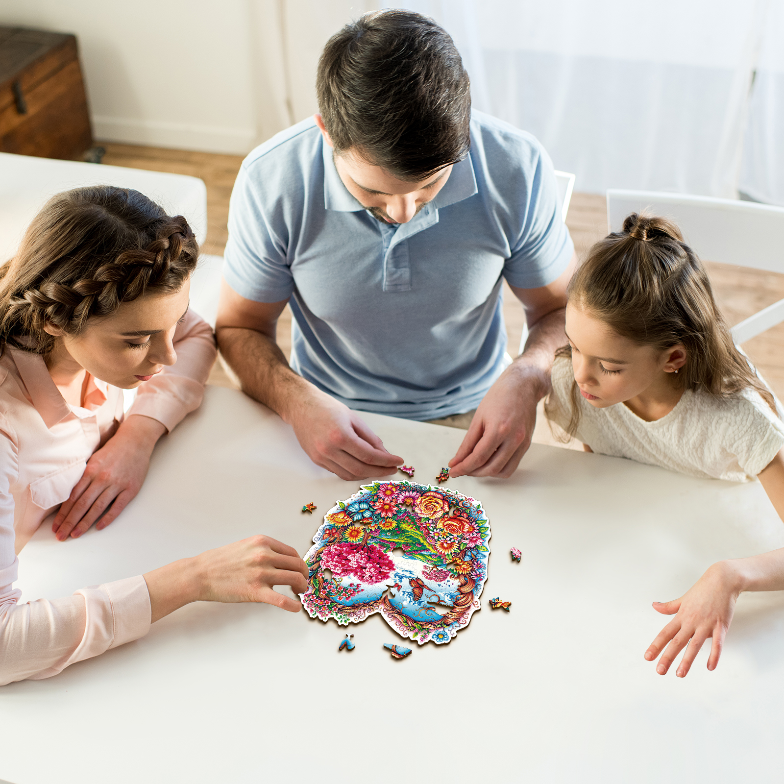 Wooden Jigsaw Puzzle – Beautiful Fields - Image 6