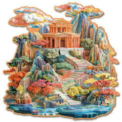 Wooden Jigsaw Puzzle – Colorful Palace
