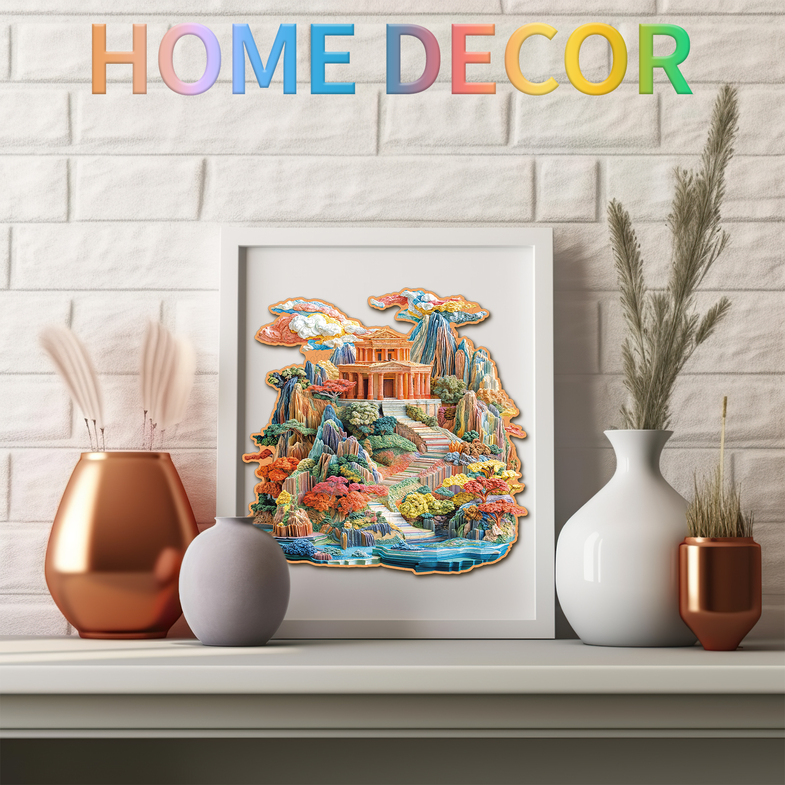 Wooden Jigsaw Puzzle – Colorful Palace - Image 7