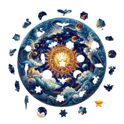 Alternative view of Wooden Jigsaw Puzzle – Cosmic Radiance