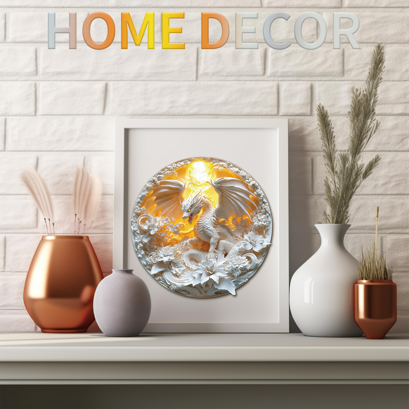 Wooden Jigsaw Puzzle – Fierce Dragon - Image 7