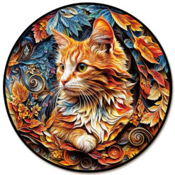 Wooden Jigsaw Puzzle –  Gentle Kitten