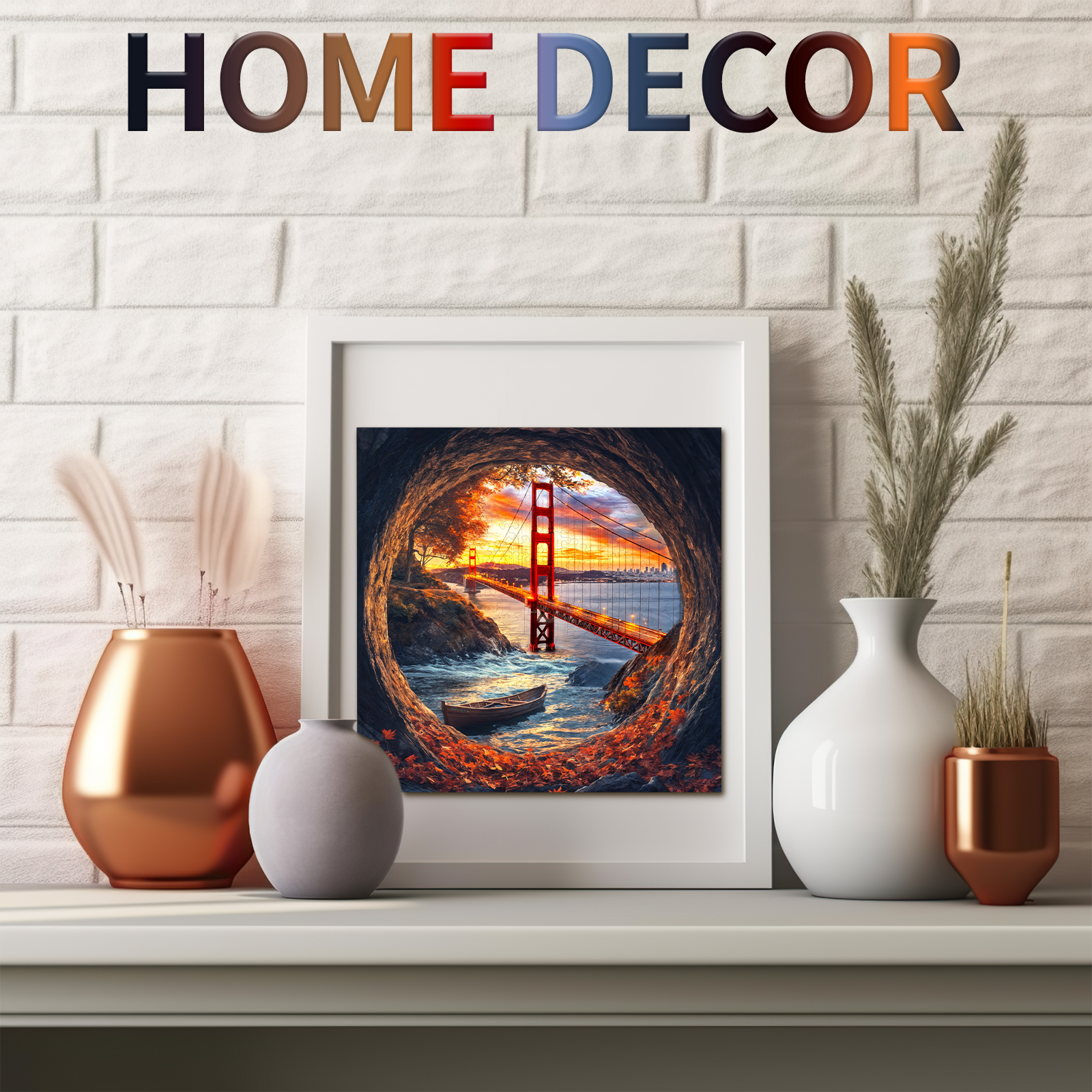 Wooden Jigsaw Puzzle – Golden Gate Bridge - Image 8