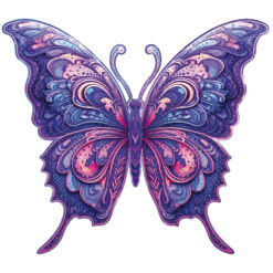 Wooden Jigsaw Puzzle – Gorgeous Butterfly