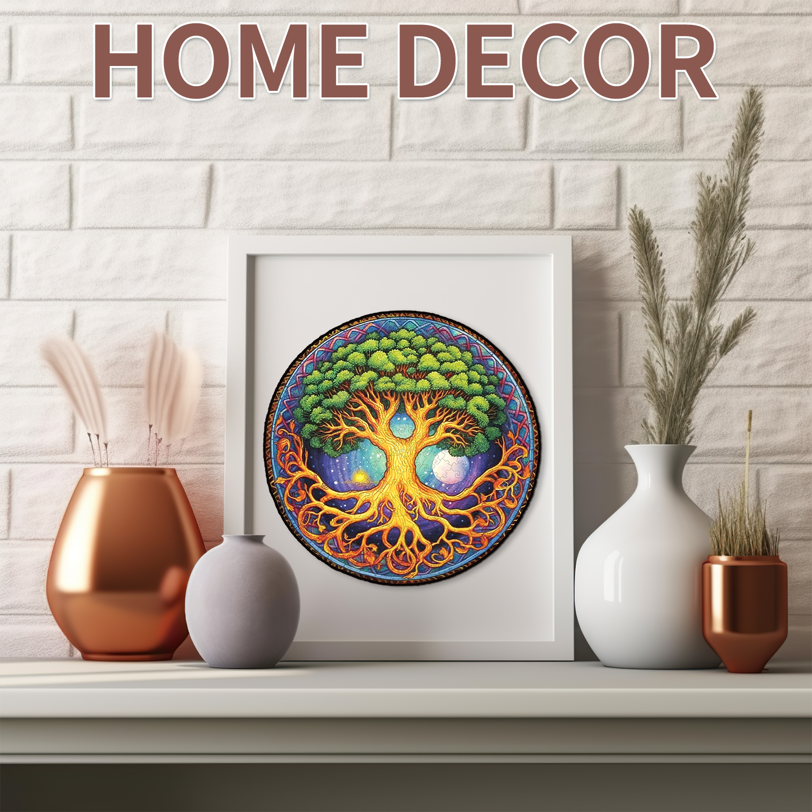 Wooden Jigsaw Puzzle – Lush Tree of Life - Image 7