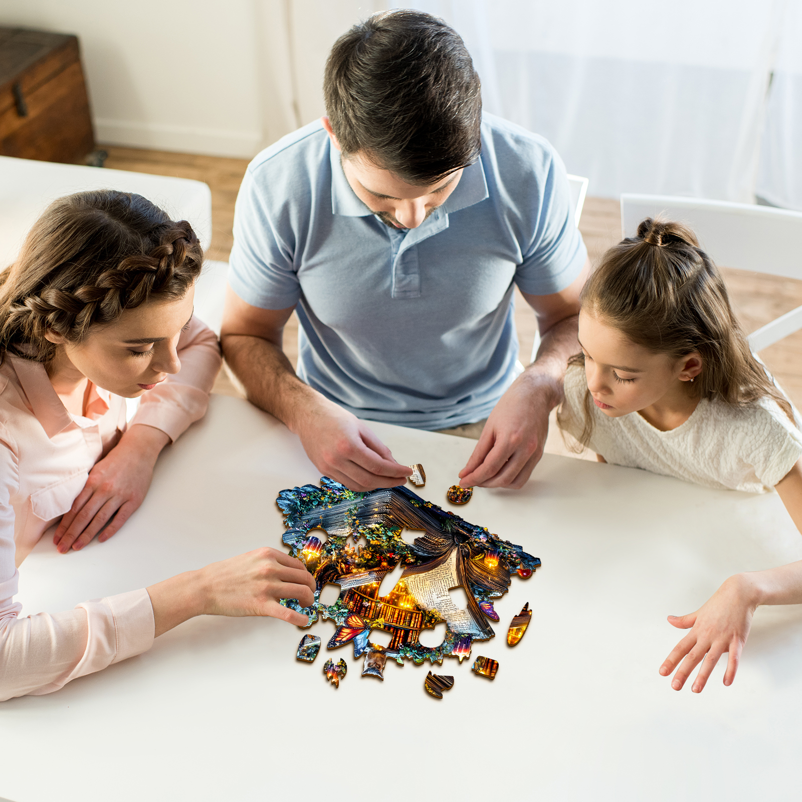 Wooden Jigsaw Puzzle – Magic Book - Image 7