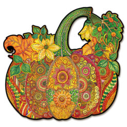 Wooden Jigsaw Puzzle – Mandala Pumpkin