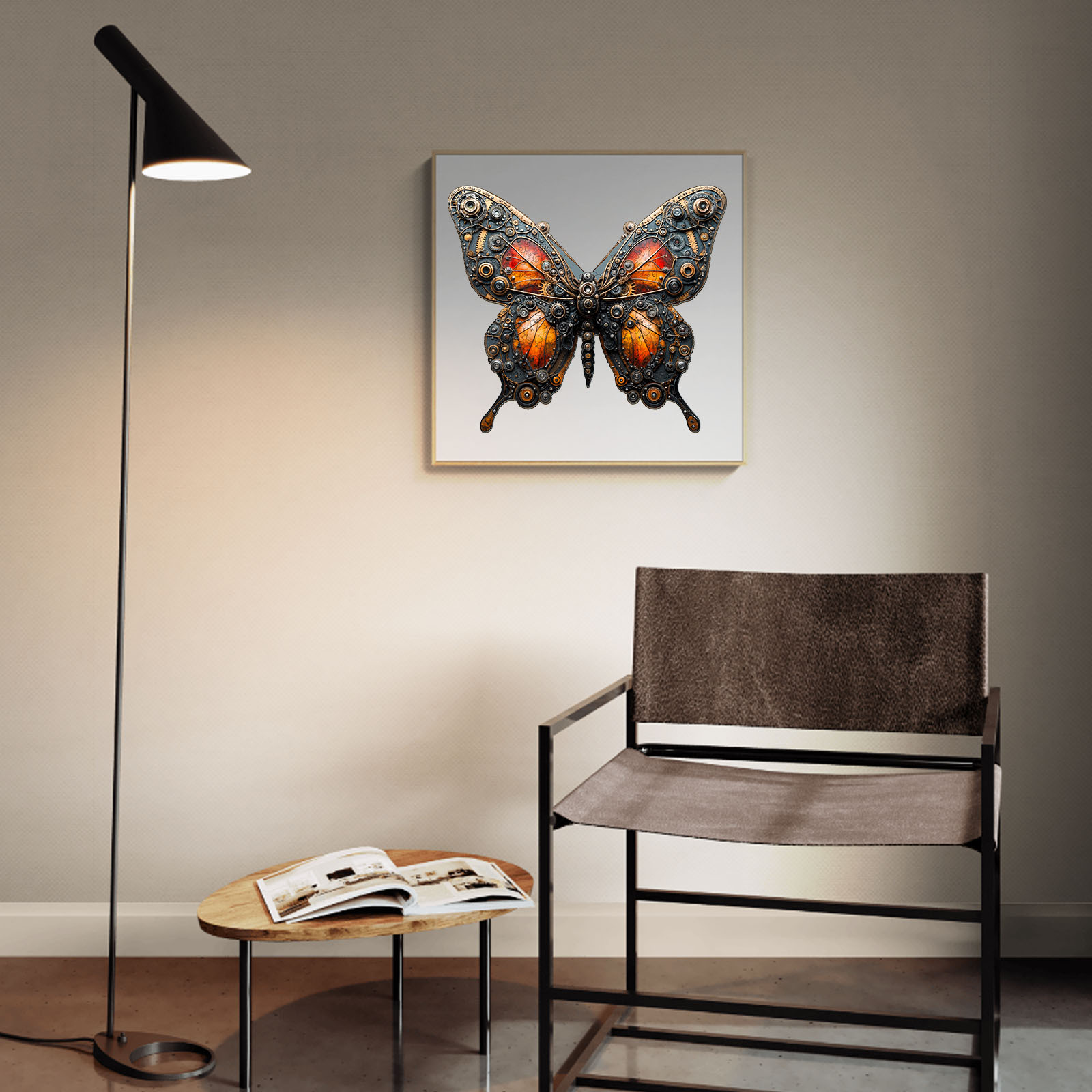 Wooden Jigsaw Puzzle – Mechanical butterfly - Image 9