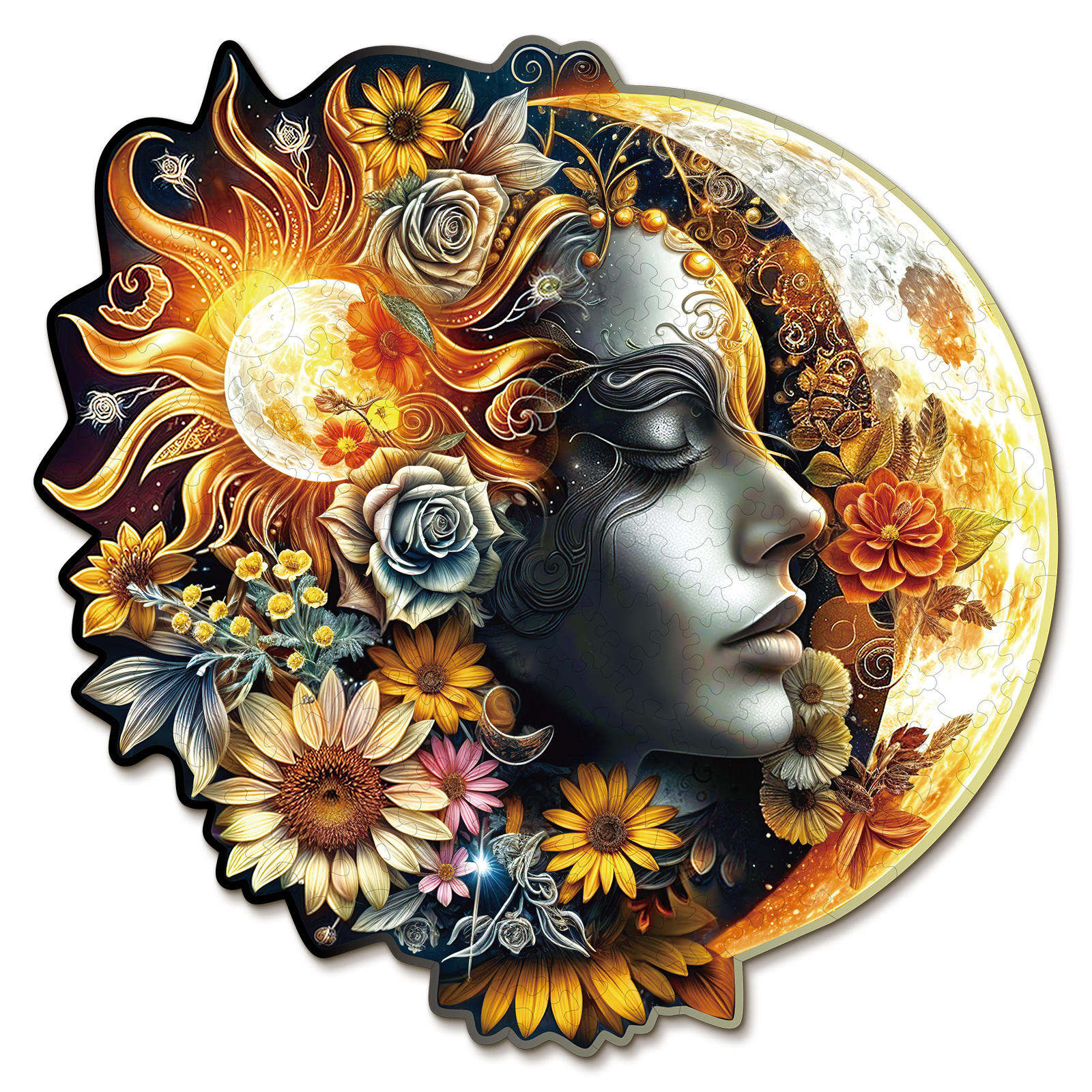 Wooden Jigsaw Puzzle –Moon Goddess
