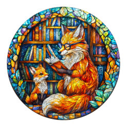 Wooden Jigsaw Puzzle – Mother Fox Storytime-2