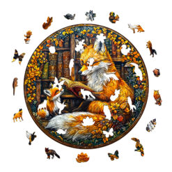 Alternative view of Wooden Jigsaw Puzzle – Mother Fox Storytime-3