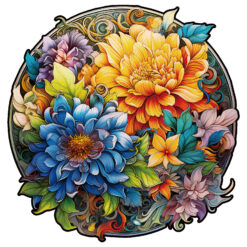 Wooden Jigsaw Puzzle – Prosperous Bloom Flower