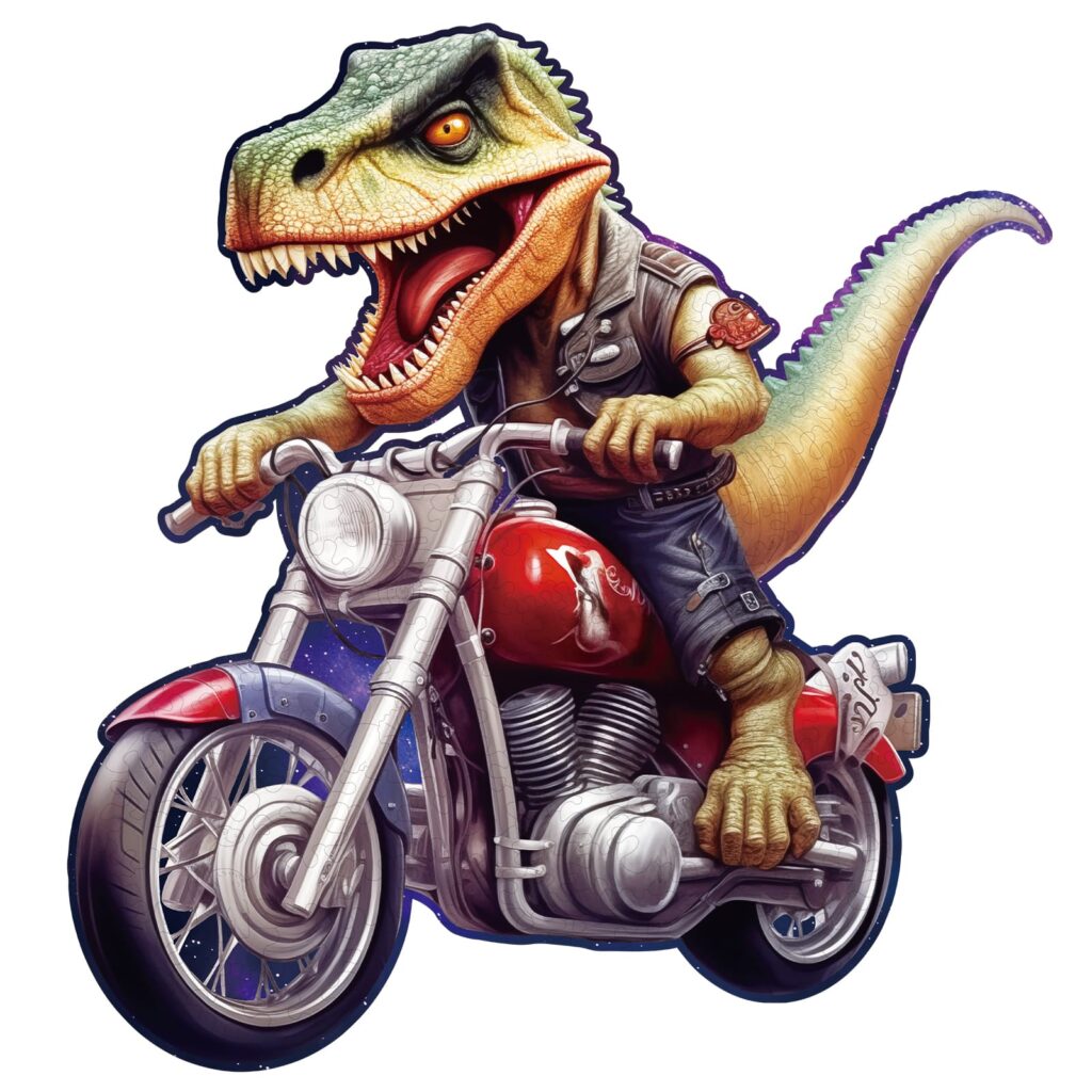 Wooden Jigsaw Puzzle – Raptor Riders