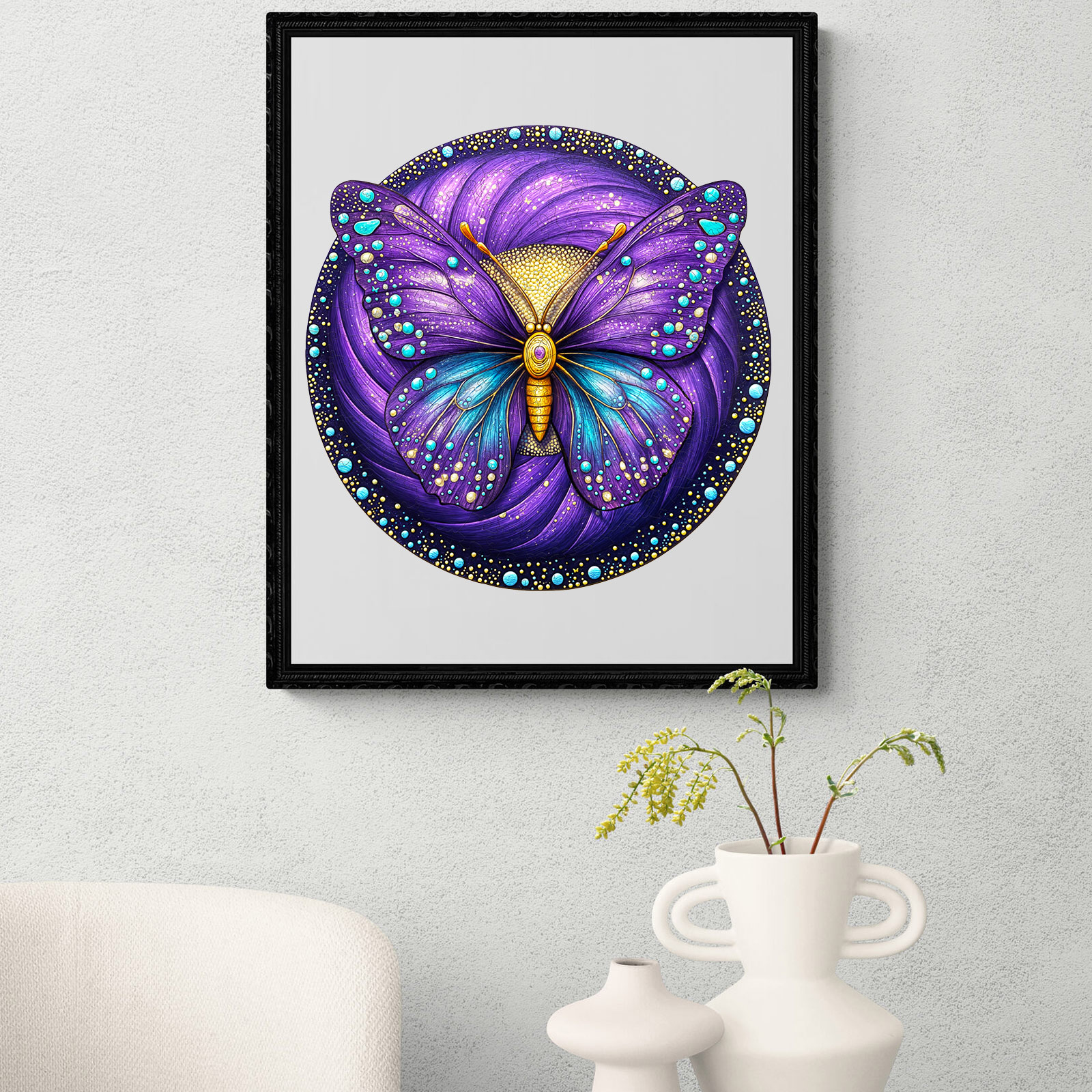 Wooden Jigsaw Puzzle – Seek and Find Butterflies - Image 9