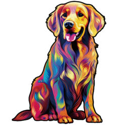 Wooden Jigsaw Puzzle – Smile Golden retriever