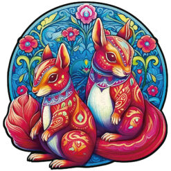 Wooden Jigsaw Puzzle – Squirrel Friends