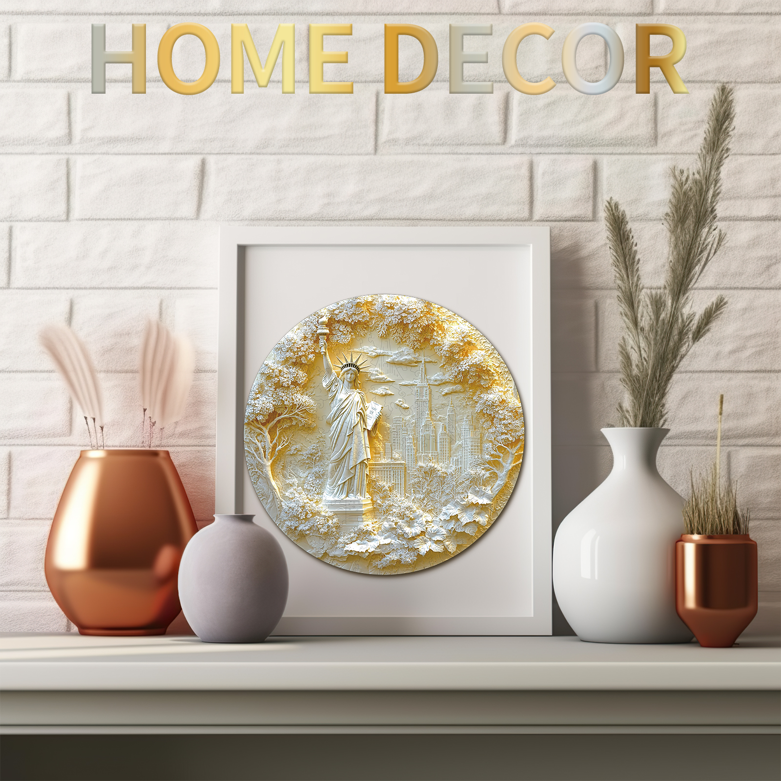 Wooden Jigsaw Puzzle – Statue of Liberty - Image 7