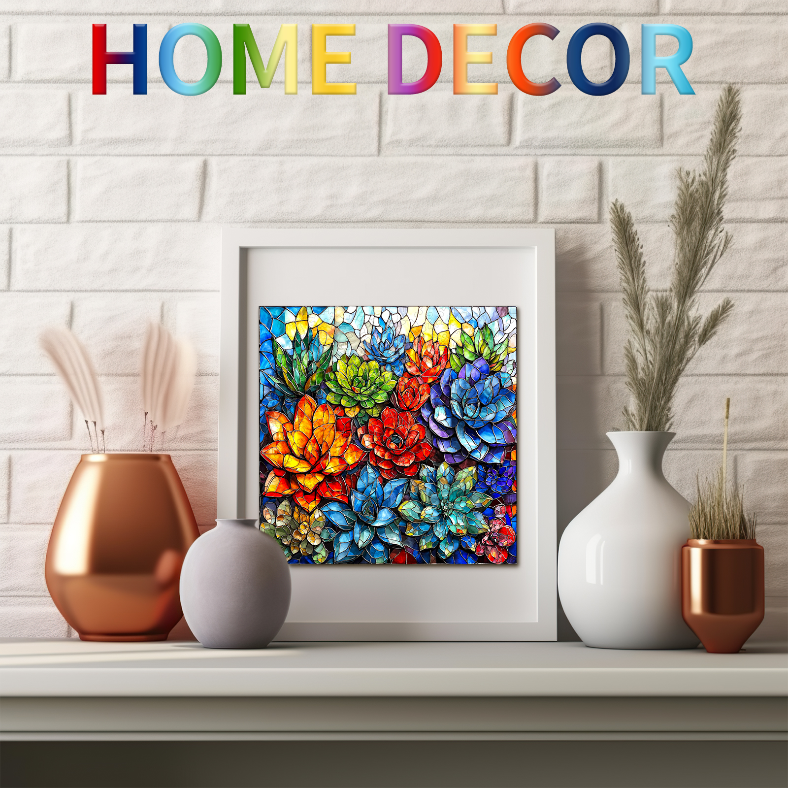 Wooden Jigsaw Puzzle – succulents - Image 8