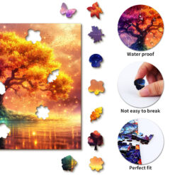 Alternative view of Wooden Jigsaw Puzzle – Tree of Life