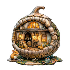 Wooden Jigsaw Puzzle – Acorn mouse