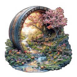 Wooden Jigsaw Puzzle – Barrel of Spring