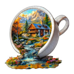 Wooden Jigsaw Puzzle – Cup of Serenity