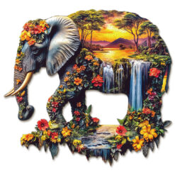 Wooden Jigsaw Puzzle – Elephant Eden