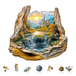 Alternative view of Wooden Jigsaw Puzzle – Enchanted Frame-2