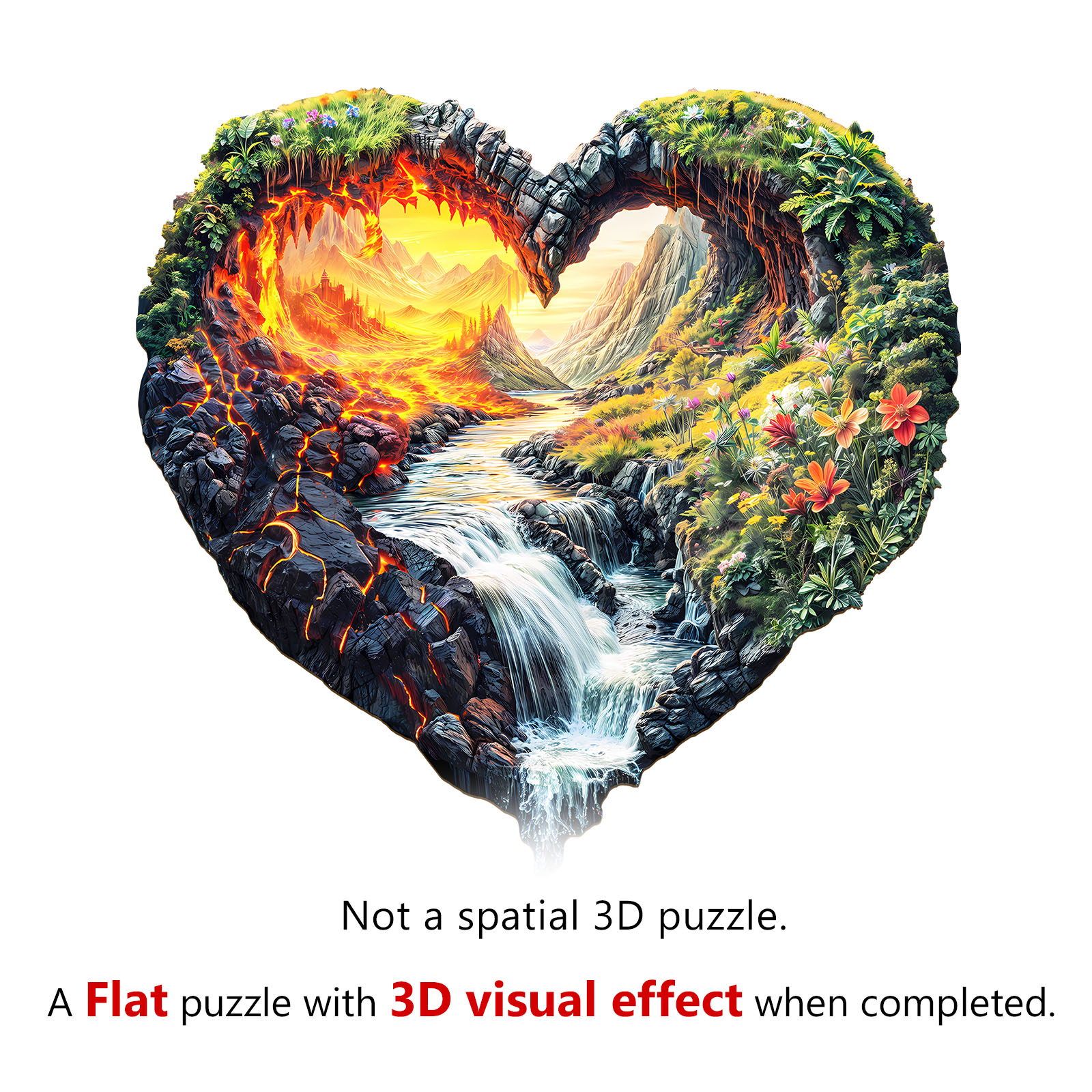 Wooden Jigsaw Puzzle – ETERNAL FLOW - Image 3