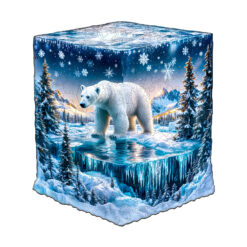Wooden Jigsaw Puzzle – Frozen polar bears-2