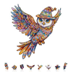 Alternative view of Wooden Jigsaw Puzzle –Magic Owl 2025