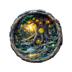 Wooden Jigsaw Puzzle – Magic time tree