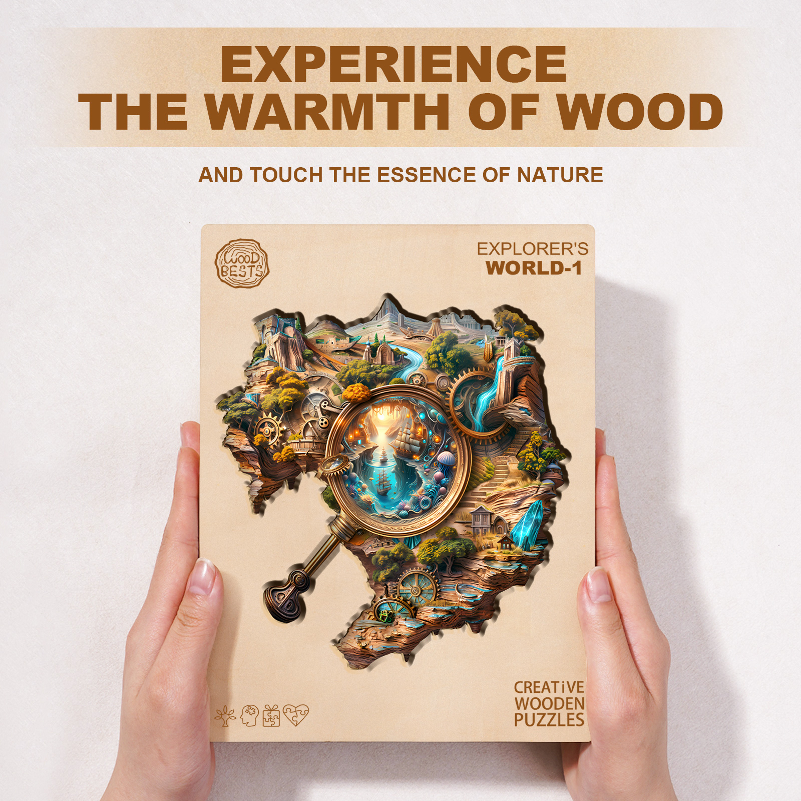 Wooden Jigsaw Puzzle – Explorer's World-1 - Image 8