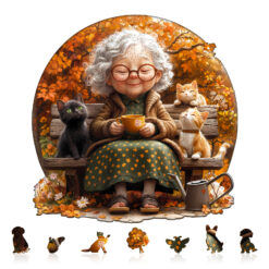 Alternative view of Wooden Jigsaw Puzzle – Pleasant afternoon