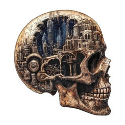 Wooden Jigsaw Puzzle –Skull City