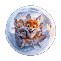 Wooden Jigsaw Puzzle – Sleigh fox