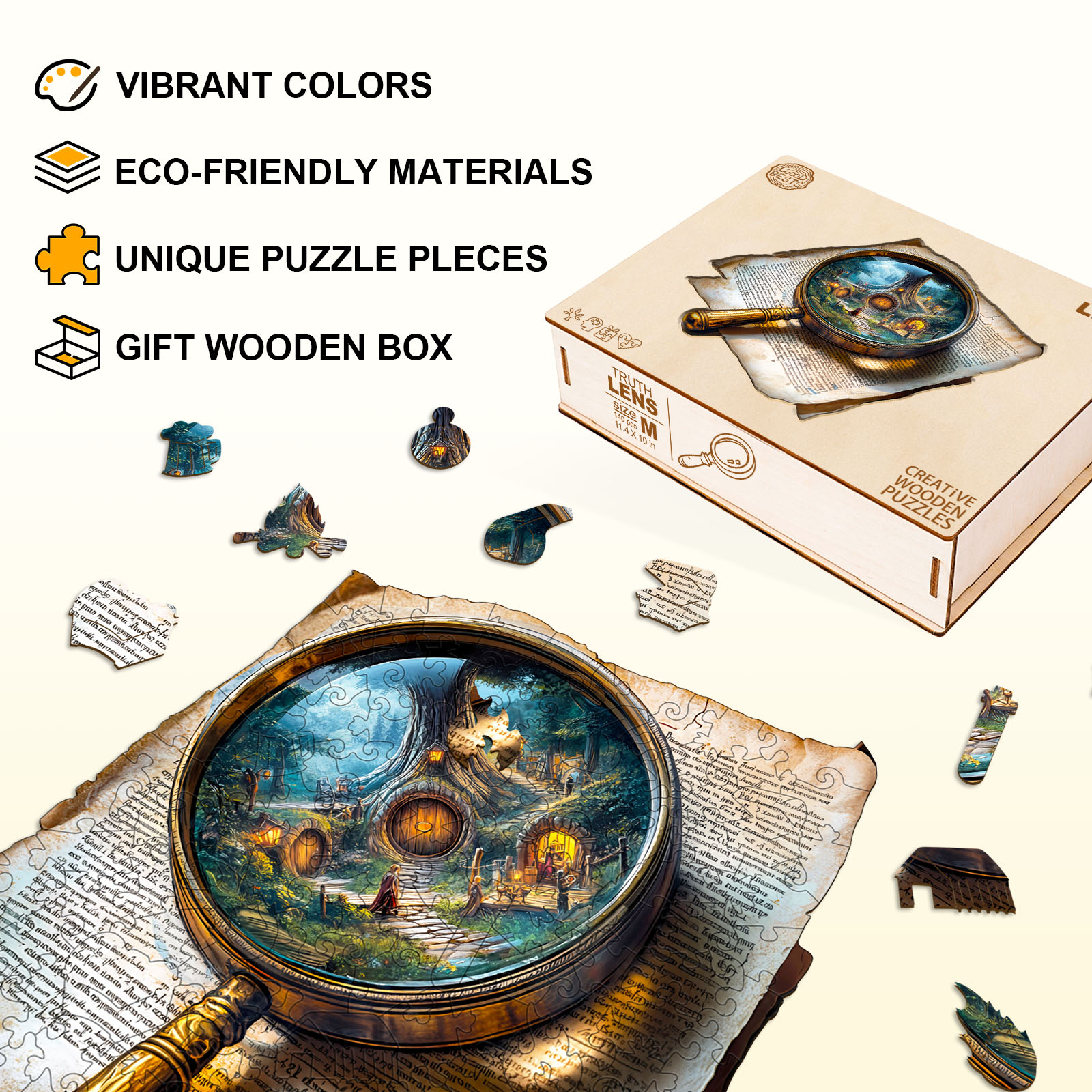 Wooden Jigsaw Puzzle – Truth Lens - Image 4