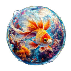 Wooden Jigsaw Puzzle –Bubble Goldfish