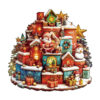 Wooden Jigsaw Puzzle – Christmas gift house