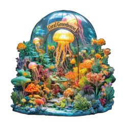 Wooden Jigsaw Puzzle – Coral greenhouse
