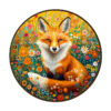 Wooden Jigsaw Puzzle – Fantasy Garden Guardian-Fox