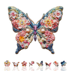 Alternative view of Wooden Jigsaw Puzzle –Jewelry Butterfly