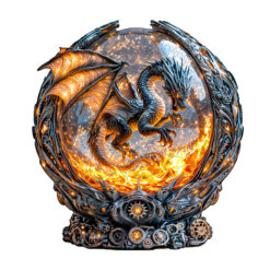 Wooden Jigsaw Puzzle –Magic Ball Fire Dragon