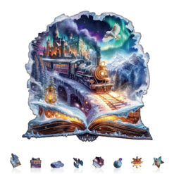 Alternative view of Wooden Jigsaw Puzzle – Magic Snowpiercer