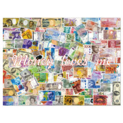 Wooden Jigsaw Puzzle –Money  loves  me