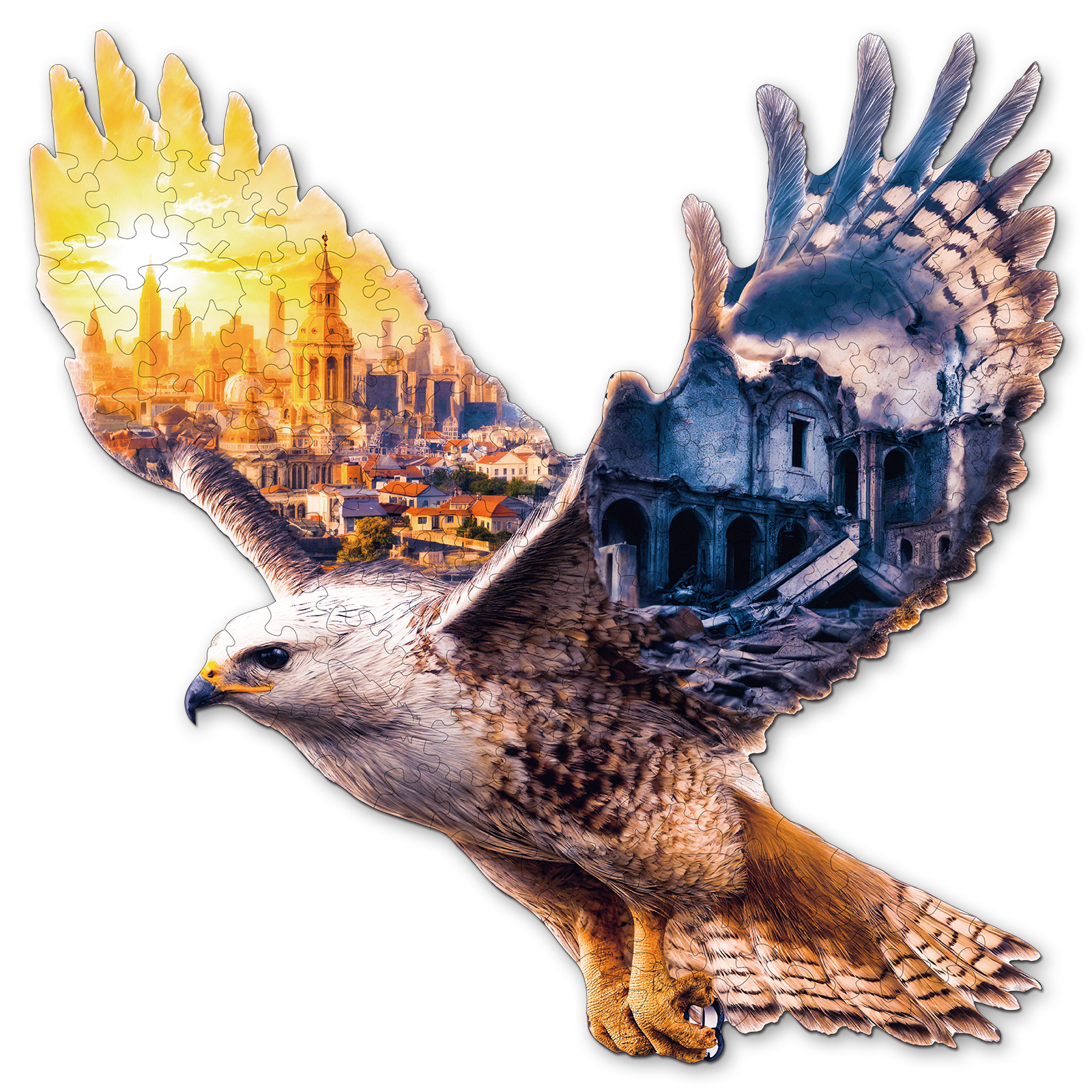 Wooden Jigsaw Puzzle – Mountain View Eagle