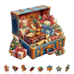 Alternative view of Wooden Jigsaw Puzzle – Music Gift Box