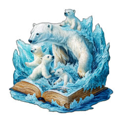 Wooden Jigsaw Puzzle –Polar Bears Story