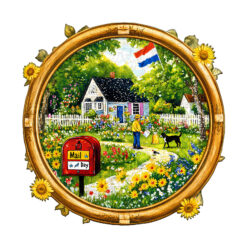 Wooden Jigsaw Puzzle – Mail Day