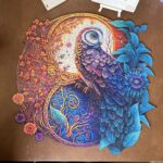 Wooden Jigsaw Puzzle-Yin Yang Owl